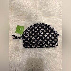 Vera Bradley Black and White Floral Pouch